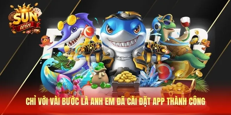 Chỉ với vài bước là anh em đã cài đặt app thành công