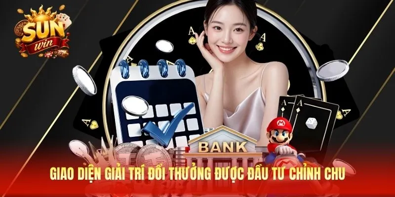 Giao diện giải trí đổi thưởng được đầu tư chỉnh chu