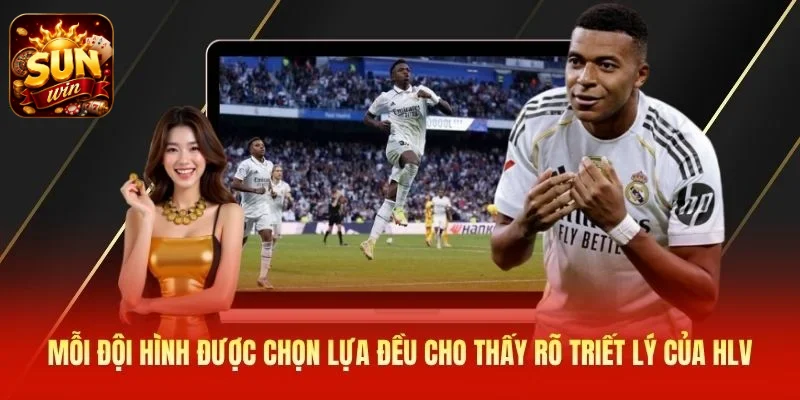 Mỗi đội hình được chọn lựa đều cho thấy rõ triết lý của HLV